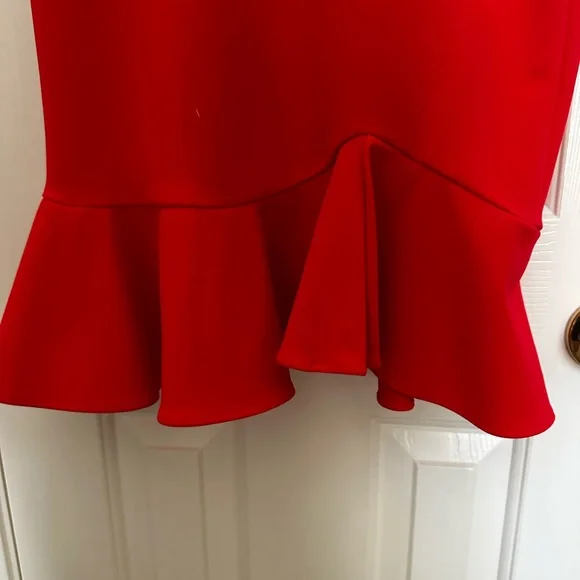 Coral/red Sage Collective women’s midi dress - Picture 3 of 5